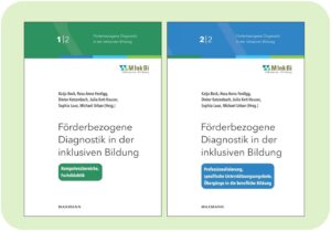 Cover der beiden Sammelbände zur Förderbezogenen Diagnostik in der inklusiven Bildung