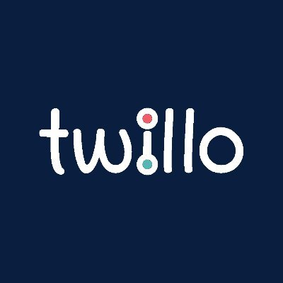 Auf einem dunkelblauen Hintergrund steht in weißer Schrift twillo. twillo ist das niedersächsische Portal für Open Educational Resources (OER) in der Hochschullehre.
